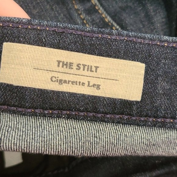 AG Adriano Goldschmied the stilt cigarette leg denim skinny jeans like new - Picture 7 of 8